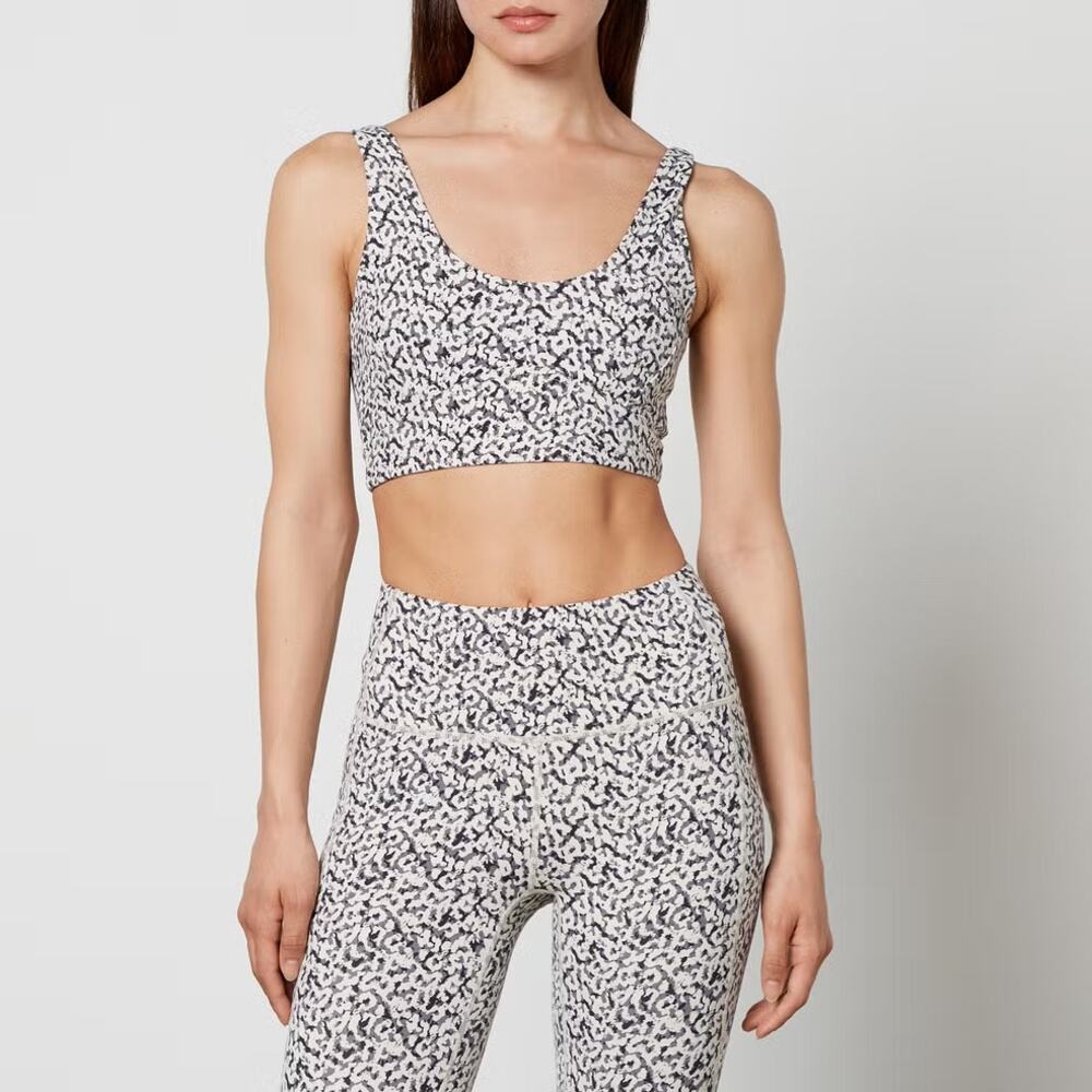 Varley Form Elsie Birch‎ Mix Cheetah Size M Workout Athleisure